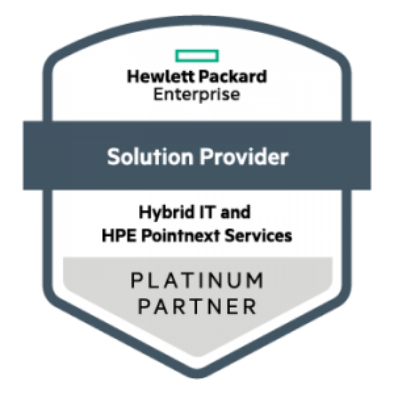 Hewlett Packard Enterprise Solution Provider - Platinum Partner logo Hewlett Packard Enterprise Solution Provider - Platinum Partner logo