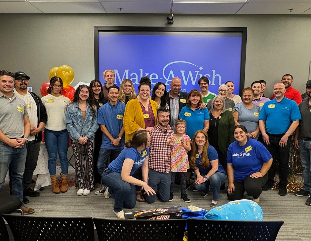 make a wish team Make a Wish team with Holmans
